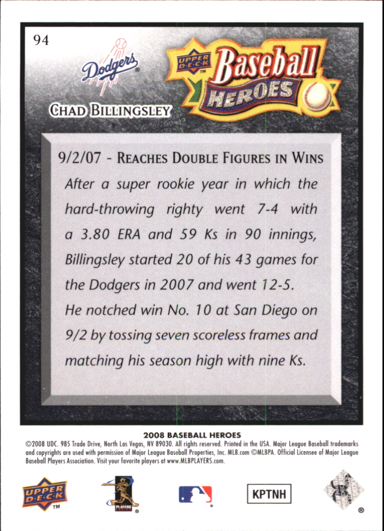 2008 Upper Deck Heroes Black Baseball Card Pick - Picture 149 of 305