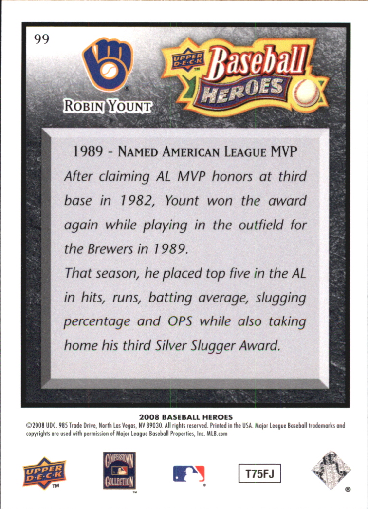 2008 Upper Deck Heroes Black Baseball Card Pick - Picture 155 of 305