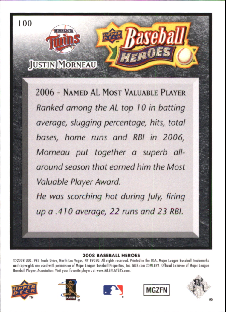 2008 Upper Deck Heroes Black Baseball Card Pick - Picture 157 of 305