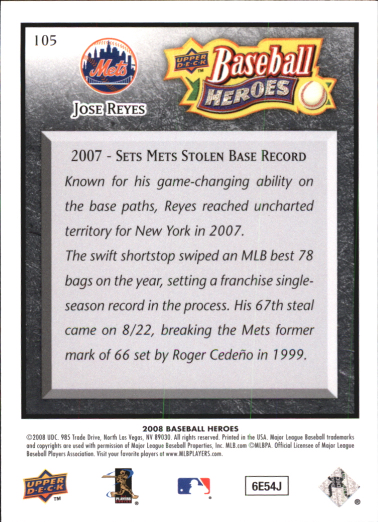2008 Upper Deck Heroes Black Baseball Card Pick - Picture 163 of 305