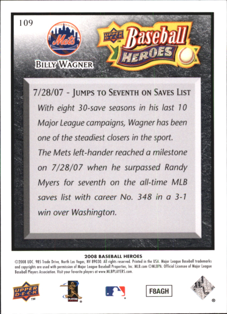 2008 Upper Deck Heroes Black Baseball Card Pick - Picture 169 of 305