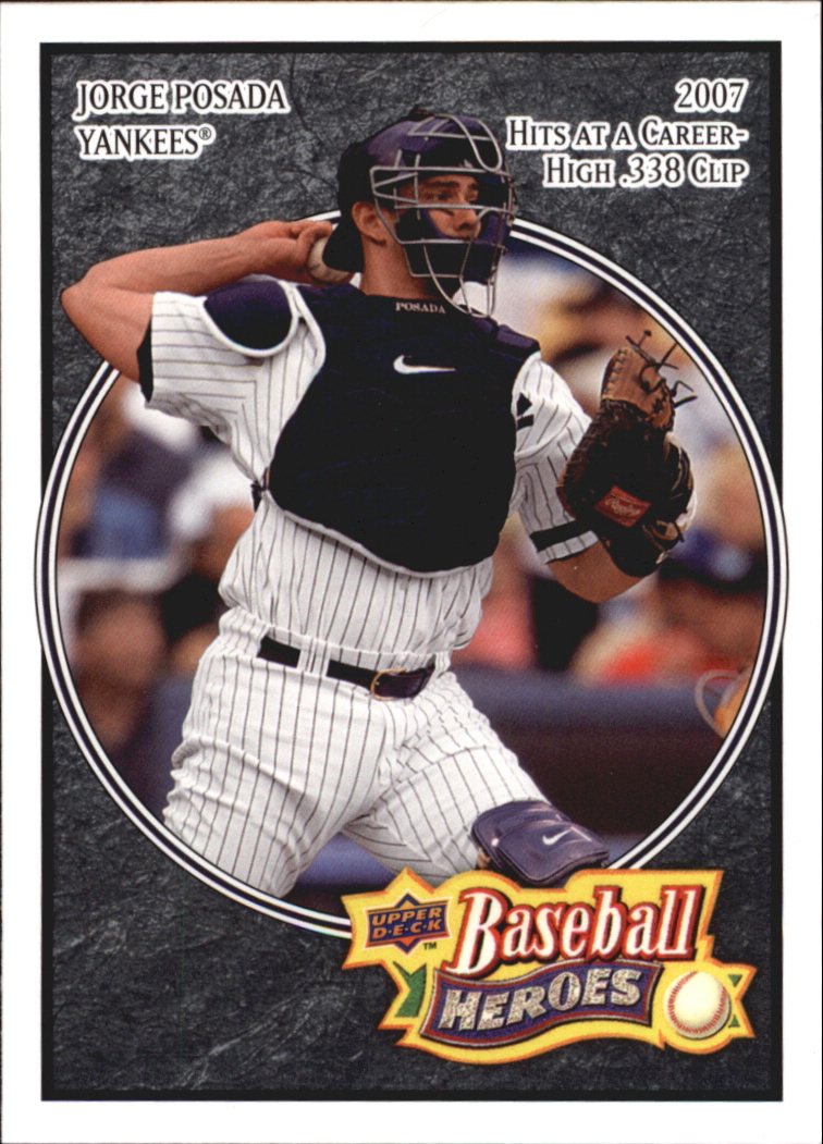 2008 Upper Deck Heroes Black Baseball Card Pick - Picture 182 of 305