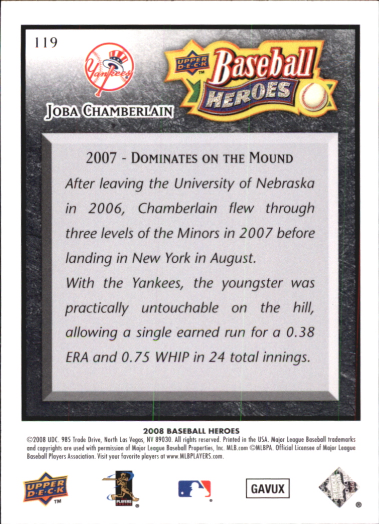 2008 Upper Deck Heroes Black Baseball Card Pick - Picture 187 of 305