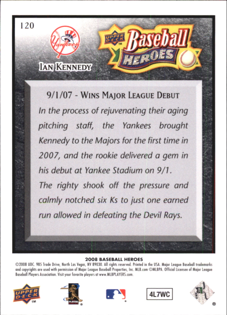 2008 Upper Deck Heroes Black Baseball Card Pick - Picture 189 of 305