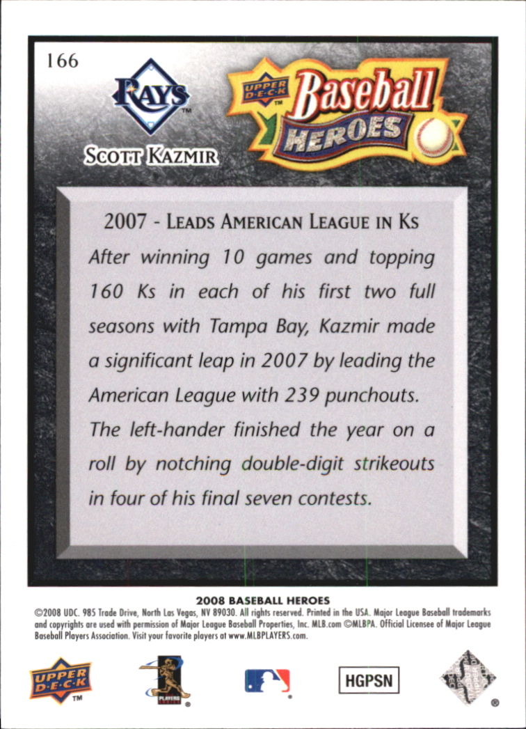 2008 Upper Deck Heroes Black Baseball Card Pick - Picture 256 of 305