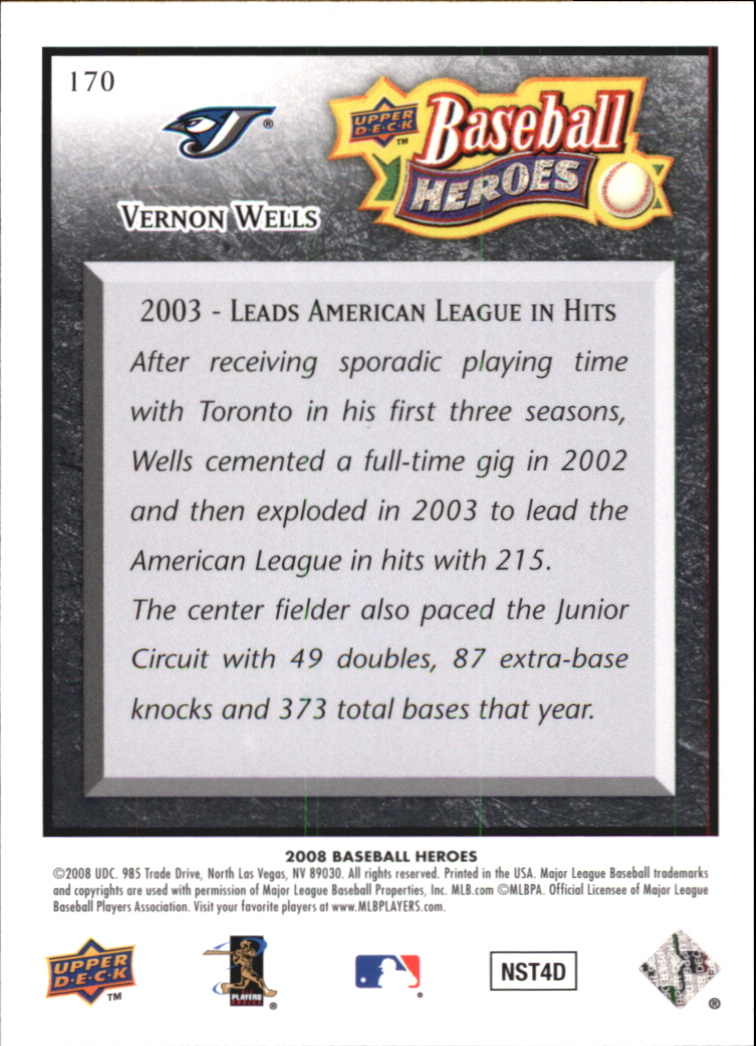 2008 Upper Deck Heroes Black Baseball Card Pick - Picture 264 of 305