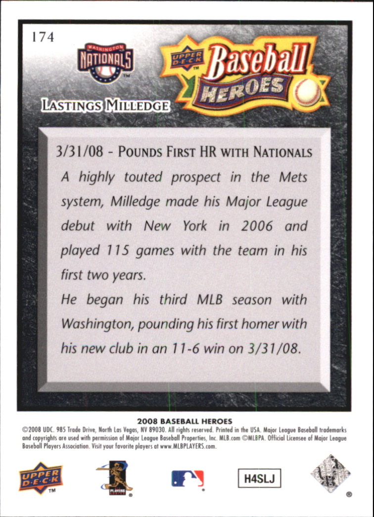 2008 Upper Deck Heroes Black Baseball Card Pick - Picture 270 of 305