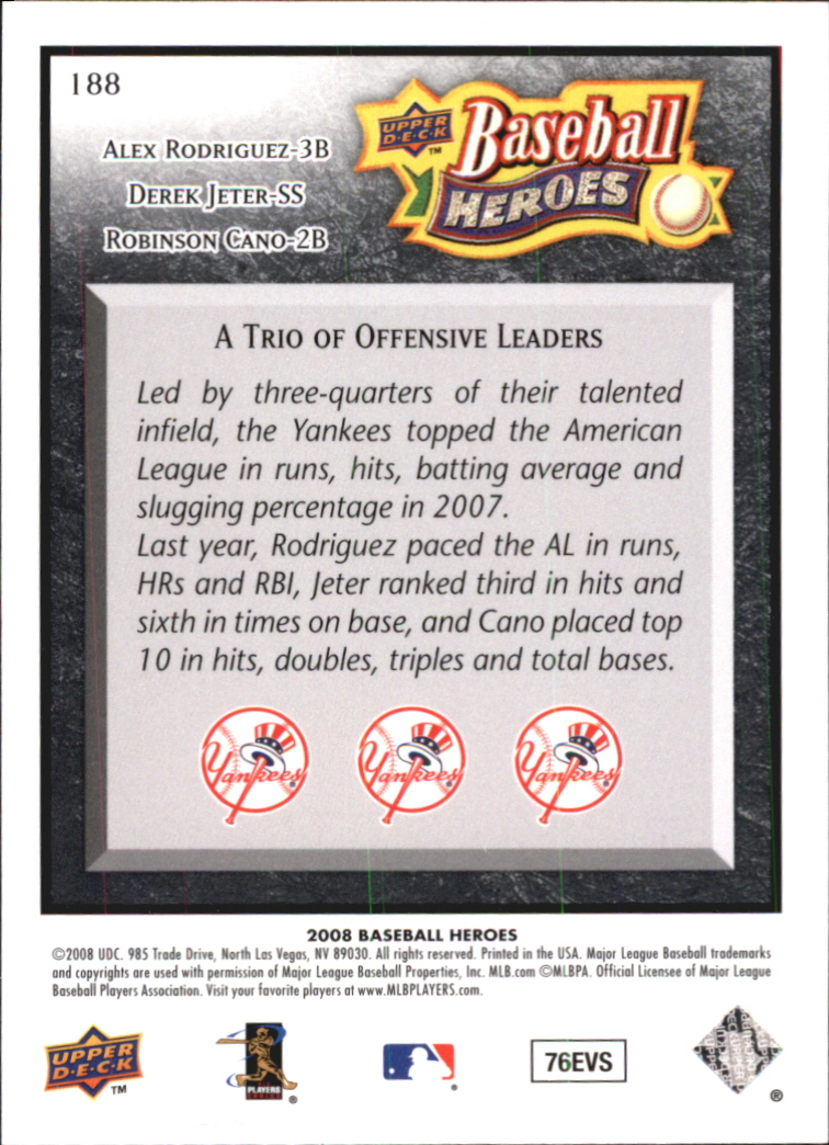 2008 Upper Deck Heroes Black Baseball Card Pick - Picture 287 of 305