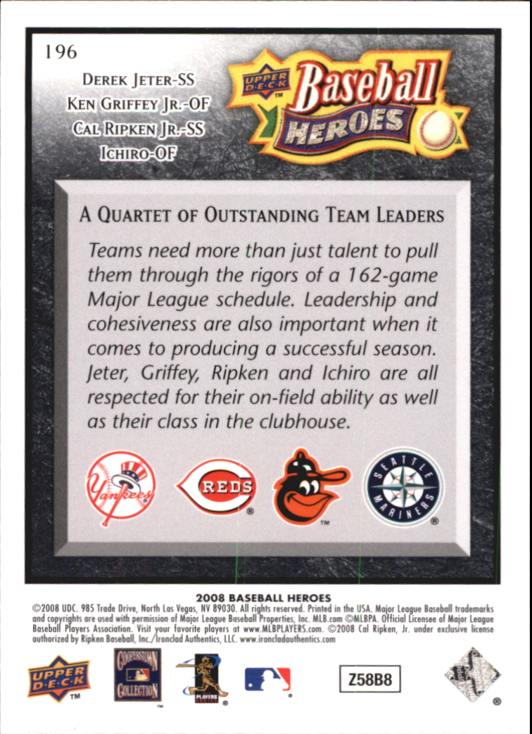 2008 Upper Deck Heroes Black Baseball Card Pick - Picture 299 of 305