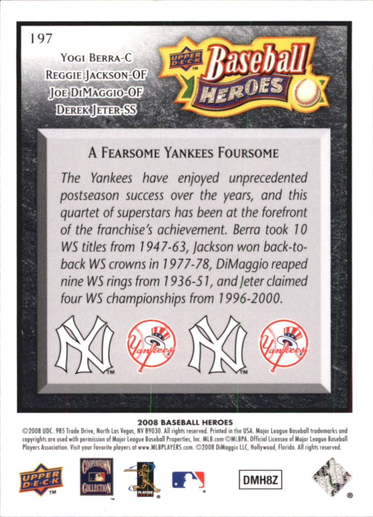 2008 Upper Deck Heroes Black Baseball Card Pick - Picture 301 of 305