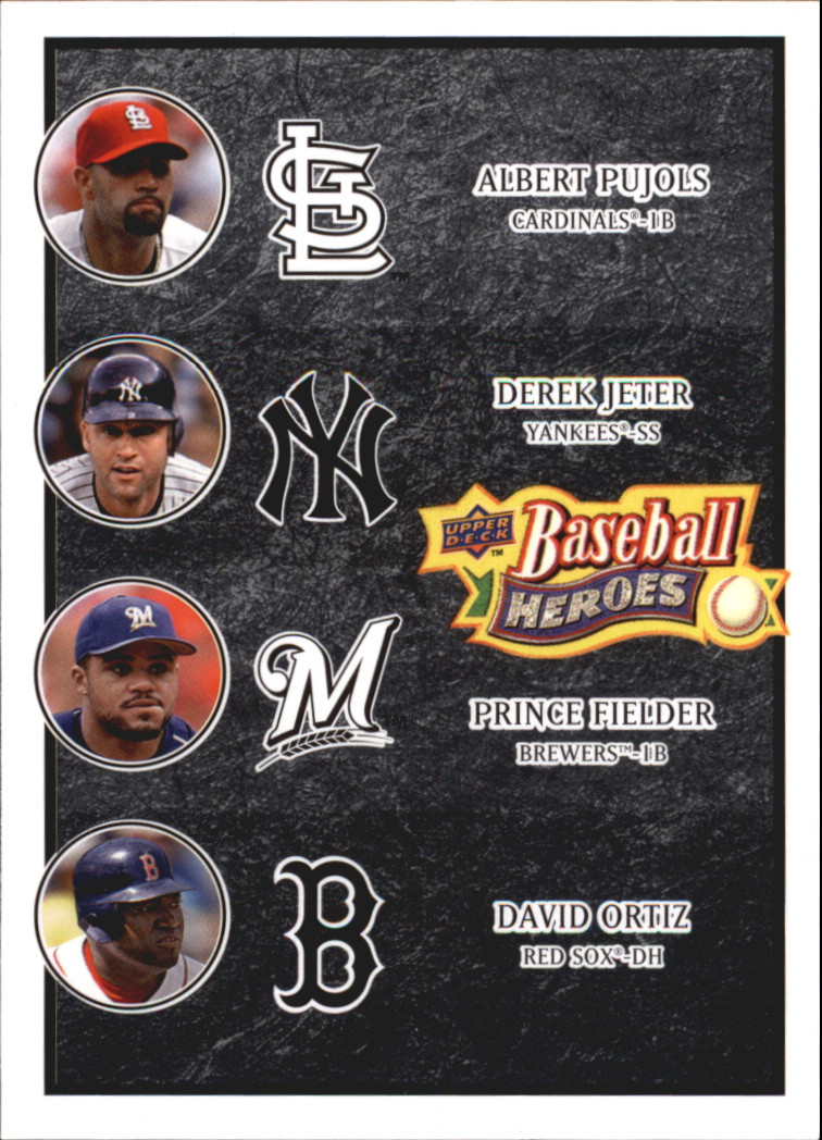 2008 Upper Deck Heroes Black Baseball Card Pick - Picture 304 of 305
