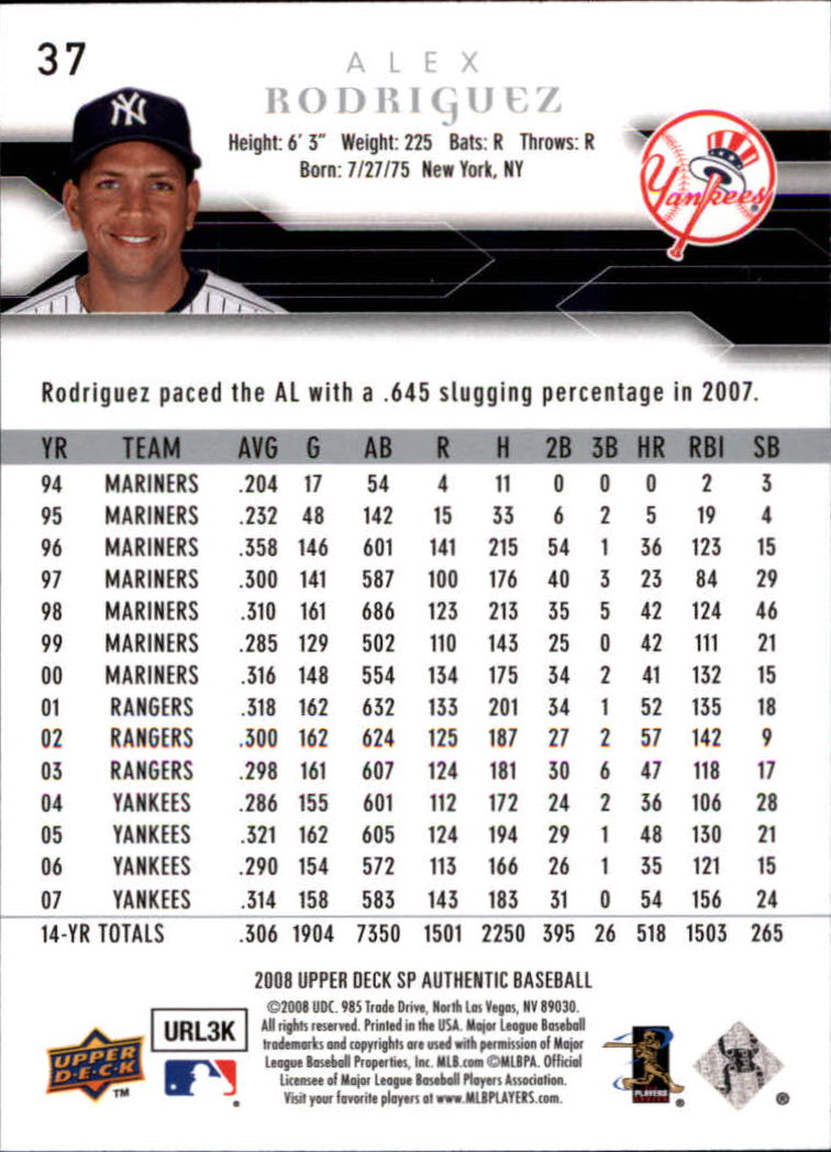 2008 SP Authentic Baseball Card Pick - Picture 75 of 208