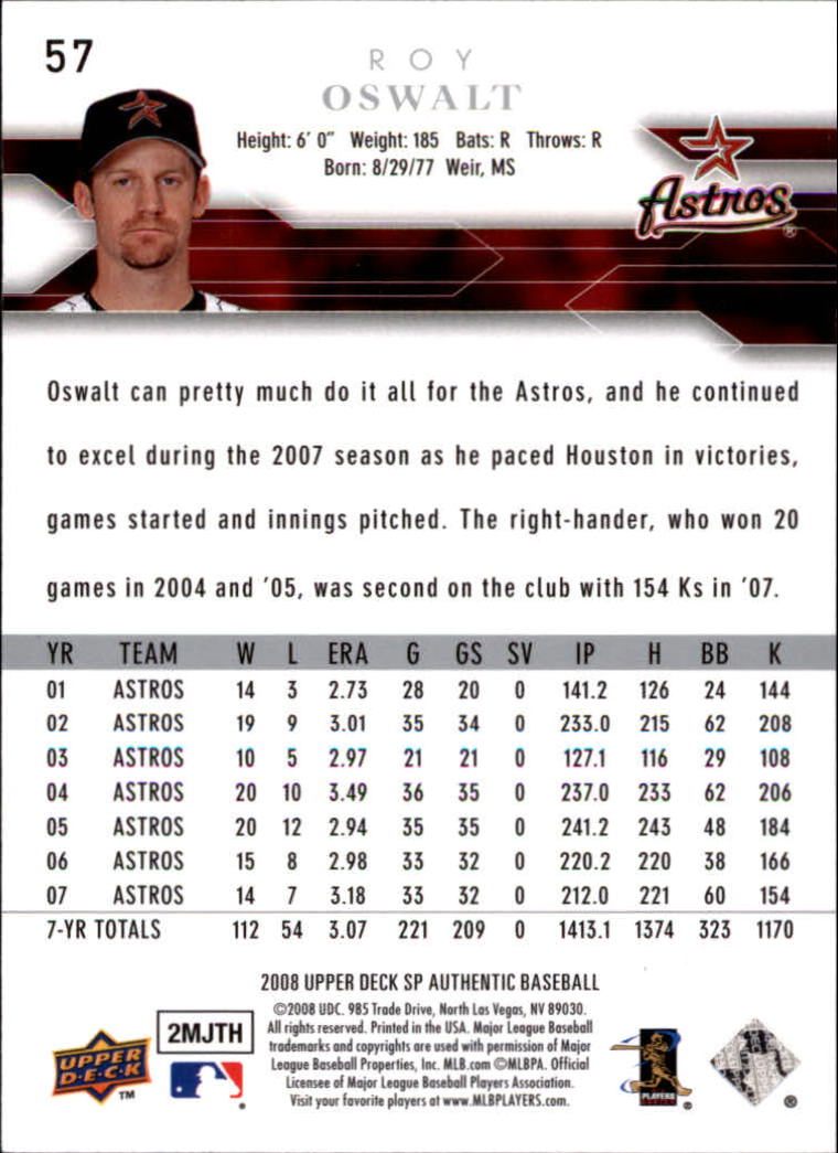 2008 SP Authentic Baseball Card Pick - Picture 115 of 208