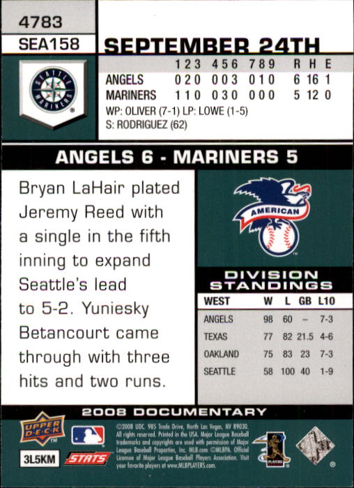 2008 Upper Deck Documentary Baseball Card Pick 4716-4936 - Picture 103 of 299