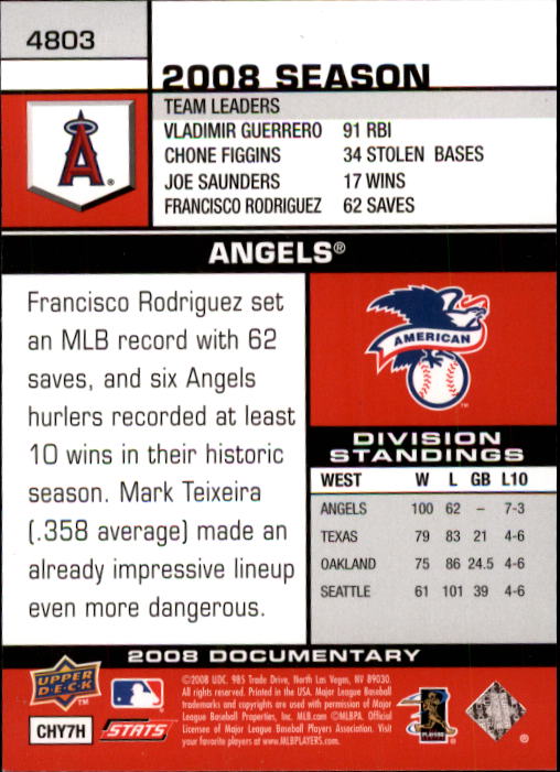 2008 Upper Deck Documentary Baseball Card Pick 4716-4936 - Picture 137 of 299