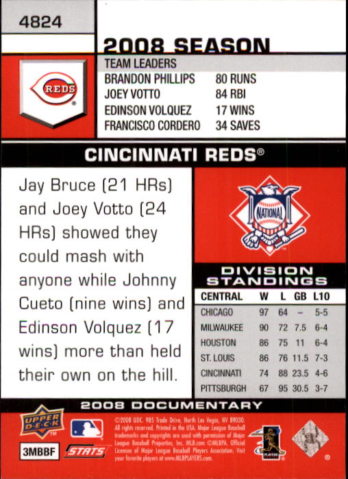 2008 Upper Deck Documentary Baseball Card Pick 4716-4936 - Picture 175 of 299