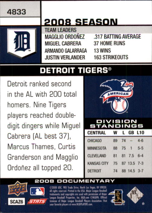 2008 Upper Deck Documentary Baseball Card Pick 4716-4936 - Picture 189 of 299