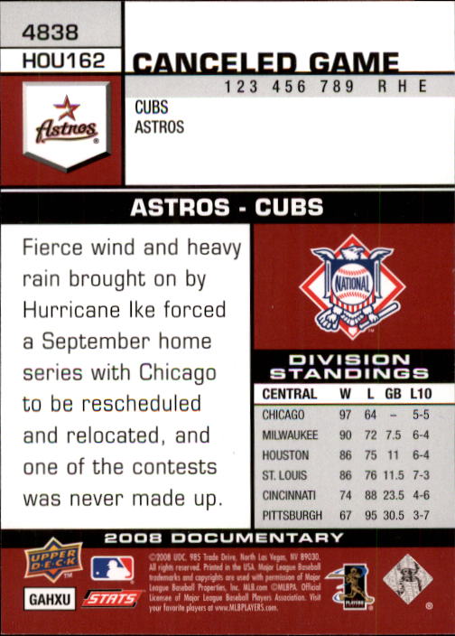 2008 Upper Deck Documentary Baseball Card Pick 4716-4936 - Picture 199 of 299