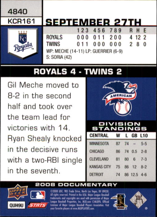 2008 Upper Deck Documentary Baseball Card Pick 4716-4936 - Picture 203 of 299
