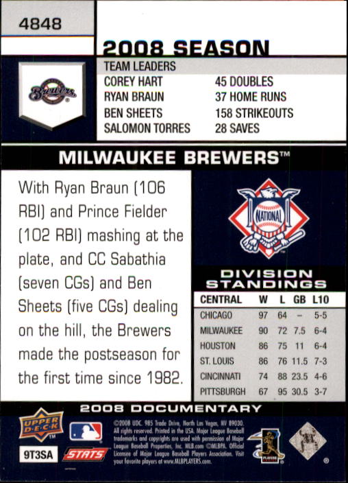 2008 Upper Deck Documentary Baseball Card Pick 4716-4936 - Picture 217 of 299