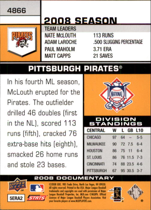 2008 Upper Deck Documentary Baseball Card Pick 4716-4936 - Picture 249 of 299