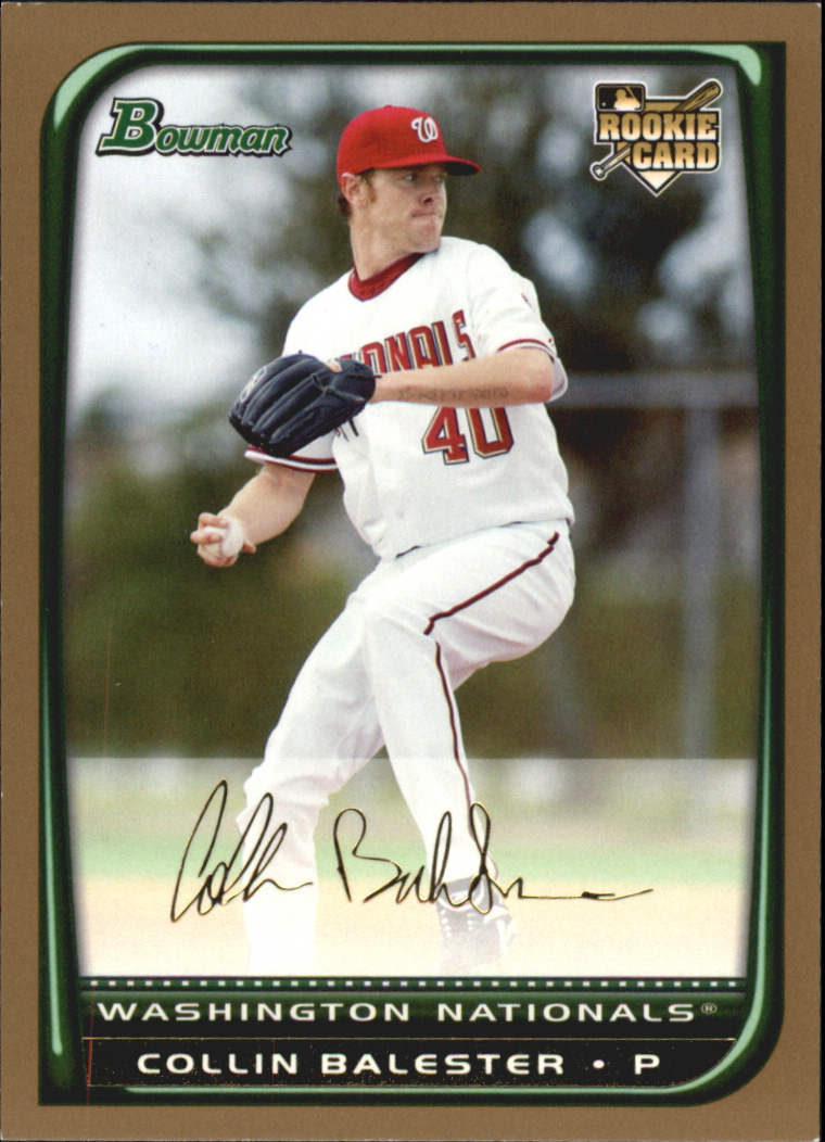 2008 Bowman Draft Picks & Prospects - Gold #BDP48 David Robertson (RC)