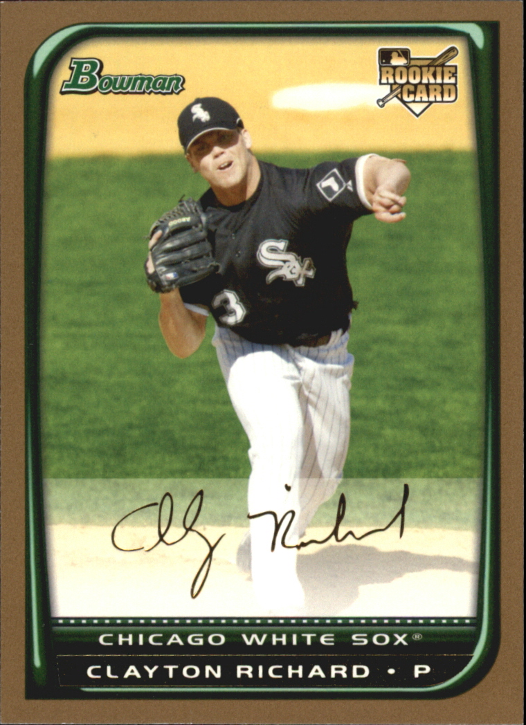 2008 Bowman Draft Picks & Prospects - Gold #BDP48 David Robertson (RC)