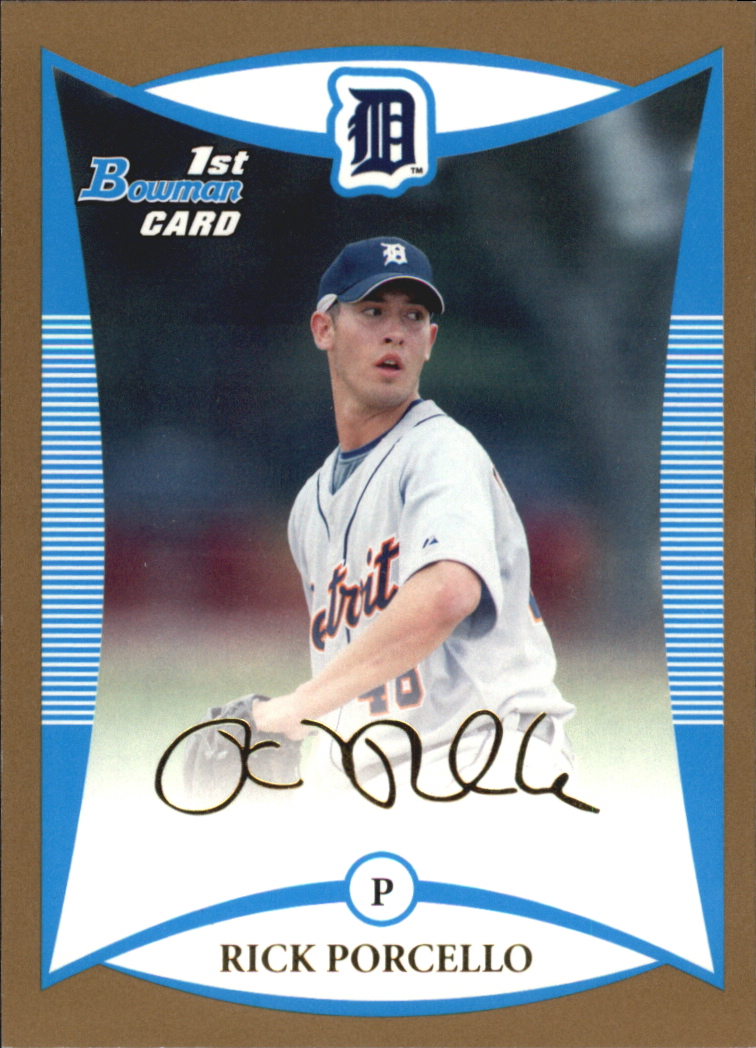 2008 Bowman Draft Picks & Prospects - Gold #BDP48 David Robertson (RC)