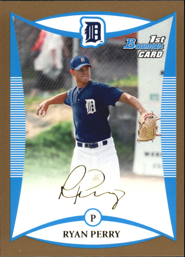 2008 Bowman Draft Picks & Prospects - Gold #BDP48 David Robertson (RC)