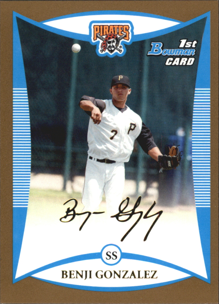 2008 Bowman Draft Picks & Prospects - Gold #BDP48 David Robertson (RC)