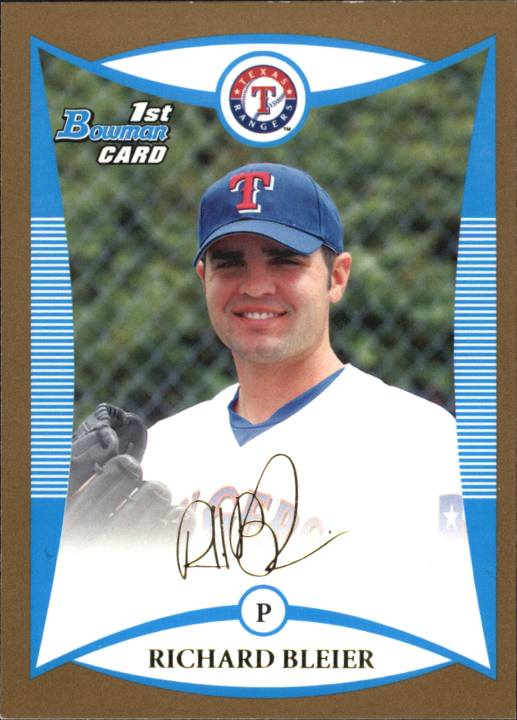 2008 Bowman Draft Picks & Prospects - Gold #BDP48 David Robertson (RC)