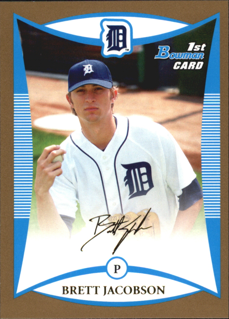 2008 Bowman Draft Picks & Prospects - Gold #BDP48 David Robertson (RC)