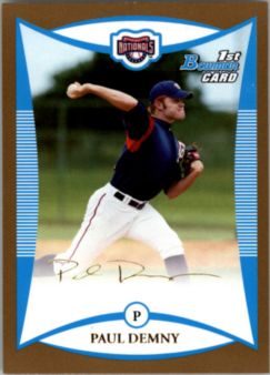 2008 Bowman Draft Picks & Prospects - Gold #BDP48 David Robertson (RC)