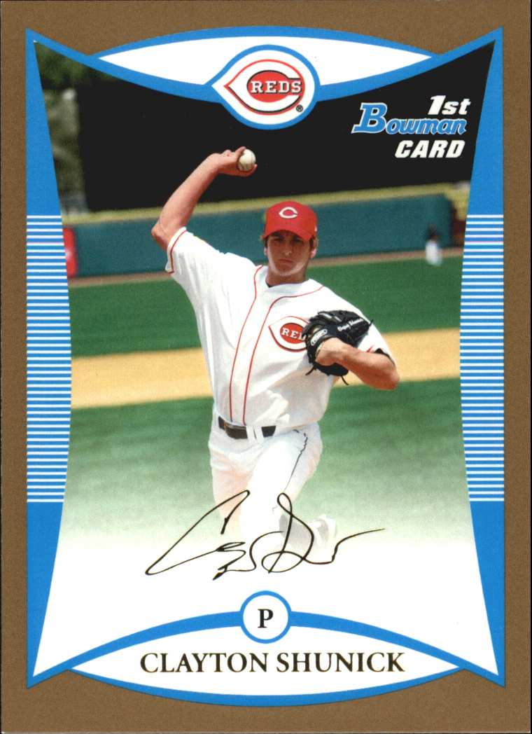 2008 Bowman Draft Picks & Prospects - Gold #BDP48 David Robertson (RC)