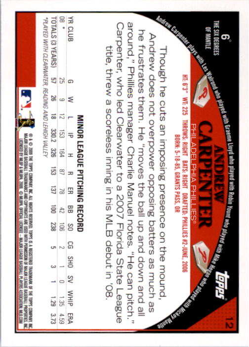 A1809- 2009 Topps Baseball Card #s 1-251 +Rookies -You Pick- 15+ FREE US SHIP - Picture 23 of 499