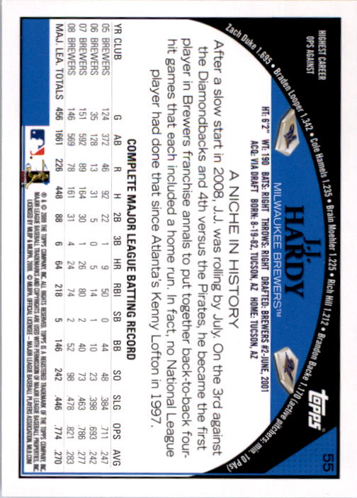 A1809- 2009 Topps Baseball Card #s 1-251 +Rookies -You Pick- 15+ FREE US SHIP - Picture 109 of 499