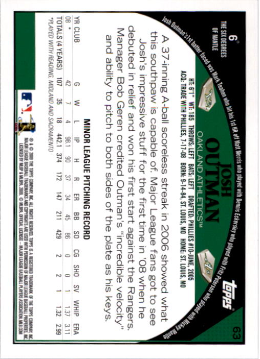 A1809- 2009 Topps Baseball Card #s 1-251 +Rookies -You Pick- 15+ FREE US SHIP - Picture 125 of 499