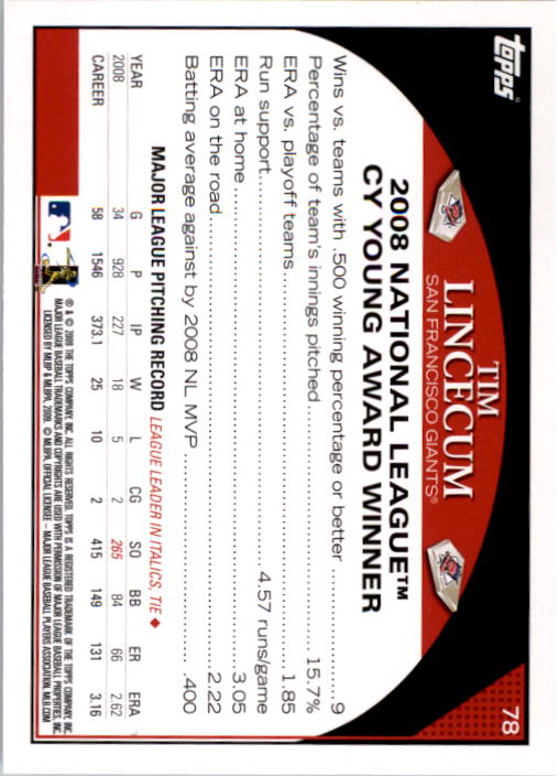 A1809- 2009 Topps Baseball Card #s 1-251 +Rookies -You Pick- 15+ FREE US SHIP - Picture 155 of 499