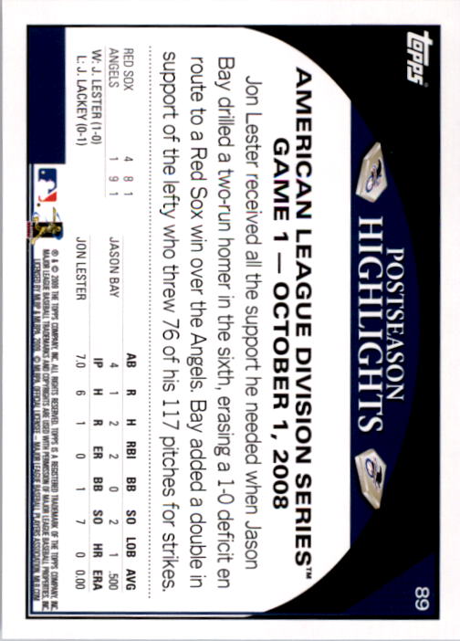 A1809- 2009 Topps Baseball Card #s 1-251 +Rookies -You Pick- 15+ FREE US SHIP - Picture 177 of 499