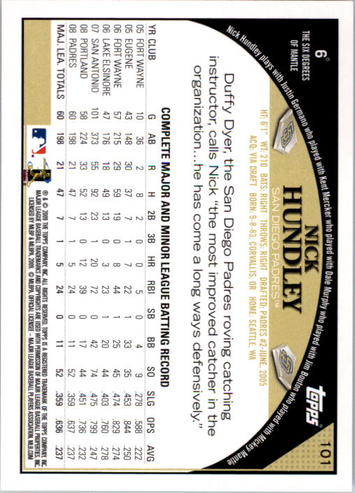 A1809- 2009 Topps Baseball Card #s 1-251 +Rookies -You Pick- 15+ FREE US SHIP - Picture 201 of 499