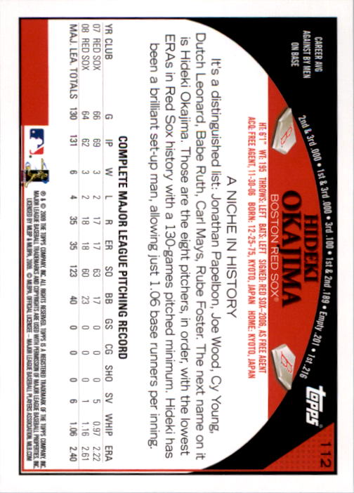 A1809- 2009 Topps Baseball Card #s 1-251 +Rookies -You Pick- 15+ FREE US SHIP - Picture 223 of 499