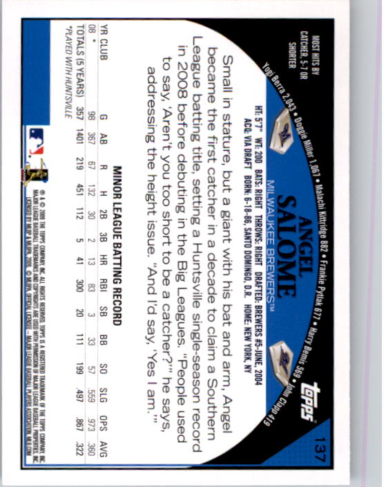 A1809- 2009 Topps Baseball Card #s 1-251 +Rookies -You Pick- 15+ FREE US SHIP - Picture 273 of 499