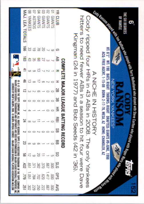 A1809- 2009 Topps Baseball Card #s 1-251 +Rookies -You Pick- 15+ FREE US SHIP - Picture 303 of 499