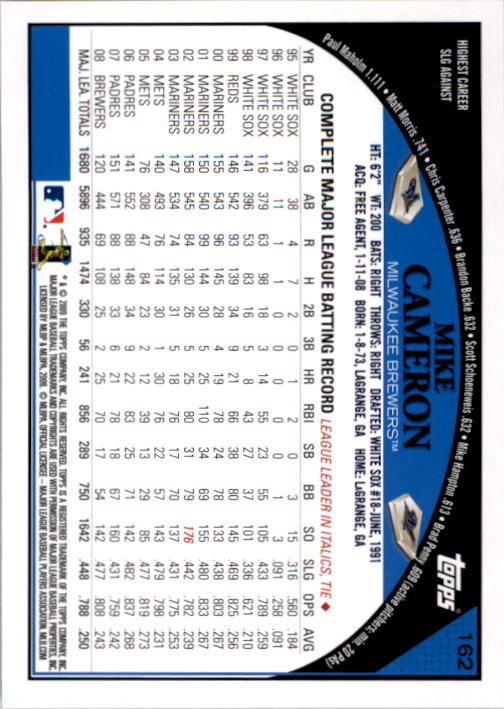 A1809- 2009 Topps Baseball Card #s 1-251 +Rookies -You Pick- 15+ FREE US SHIP - Picture 323 of 499