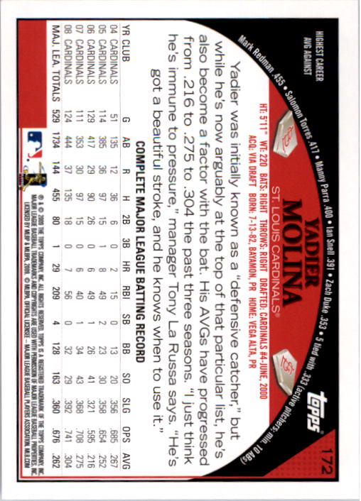 A1809- 2009 Topps Baseball Card #s 1-251 +Rookies -You Pick- 15+ FREE US SHIP - Picture 343 of 499