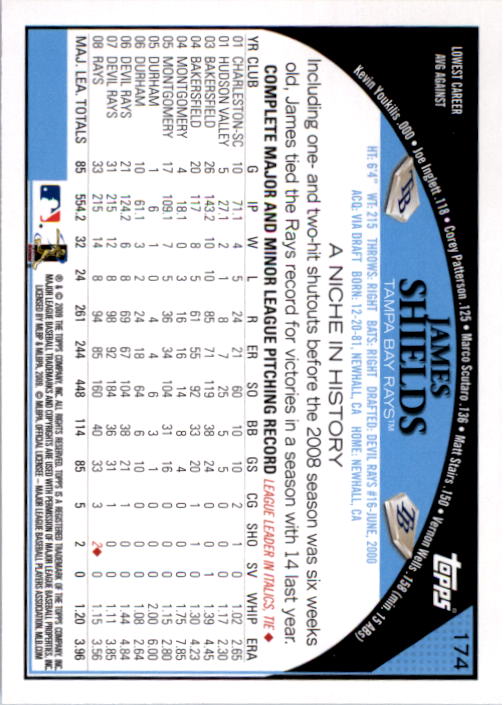A1809- 2009 Topps Baseball Card #s 1-251 +Rookies -You Pick- 15+ FREE US SHIP - Picture 347 of 499