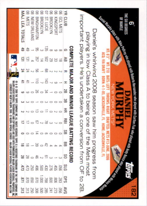 A1809- 2009 Topps Baseball Card #s 1-251 +Rookies -You Pick- 15+ FREE US SHIP - Picture 363 of 499
