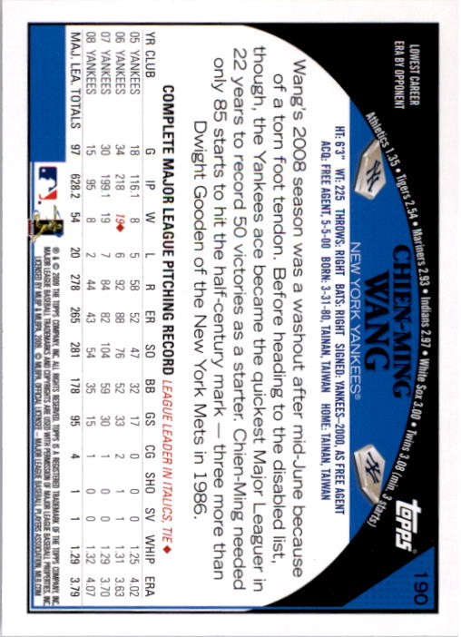 A1809- 2009 Topps Baseball Card #s 1-251 +Rookies -You Pick- 15+ FREE US SHIP - Picture 379 of 499
