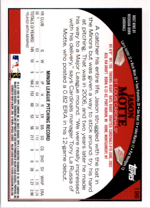 A1809- 2009 Topps Baseball Card #s 1-251 +Rookies -You Pick- 15+ FREE US SHIP - Picture 391 of 499
