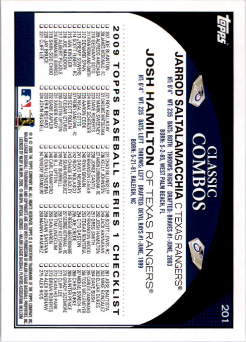 A1809- 2009 Topps Baseball Card #s 1-251 +Rookies -You Pick- 15+ FREE US SHIP - Picture 401 of 499